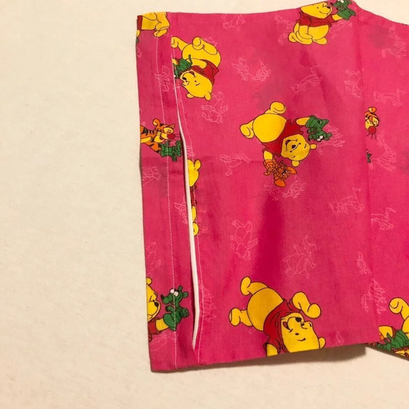 Vtg 2 Winnie The Pooh Pillow Cases Hand Puppets Pink 22.5 x 14.5 - Picture 13 of 16